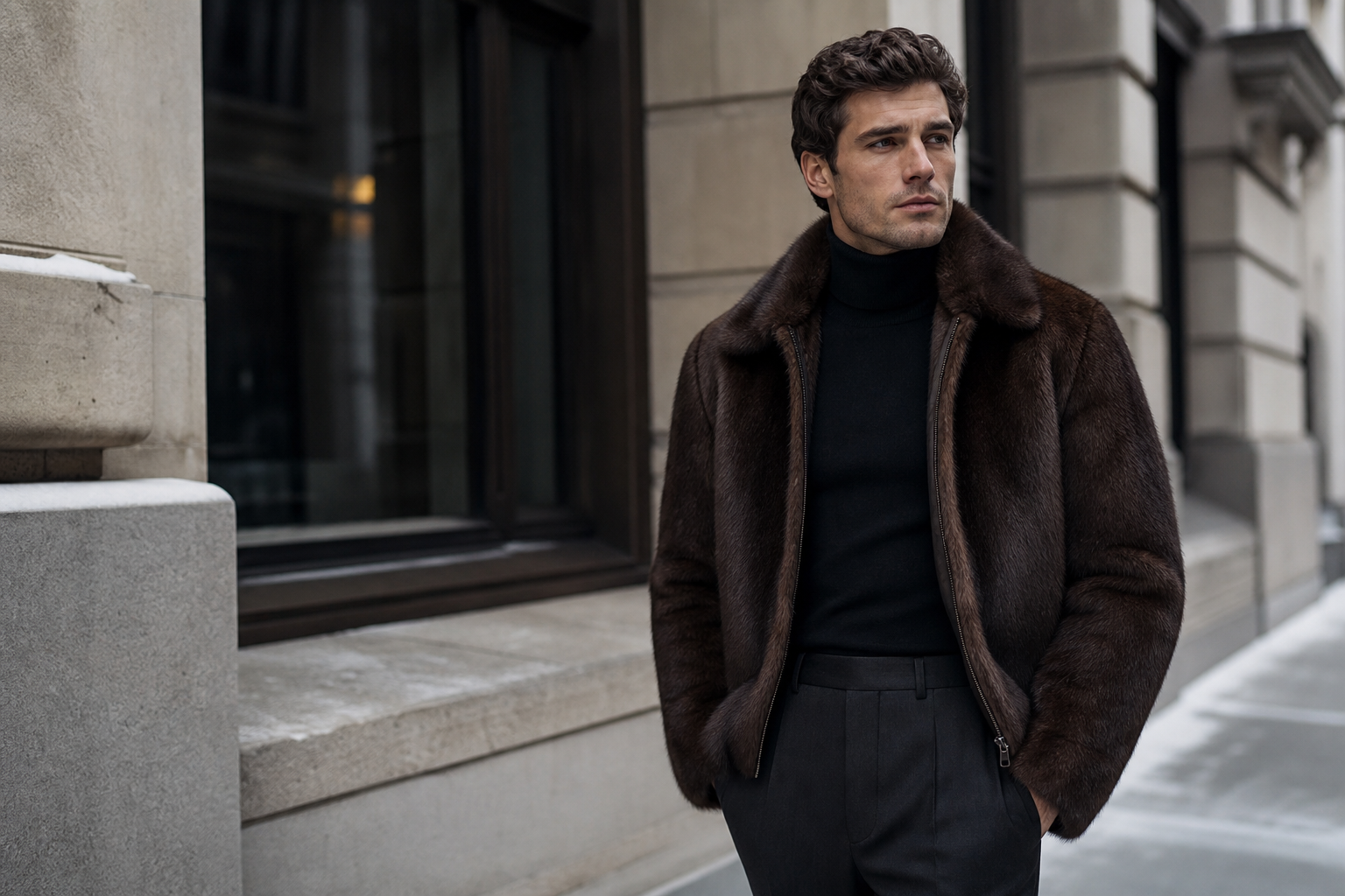 How to Style a Men’s Fur Jacket Without Overdoing It