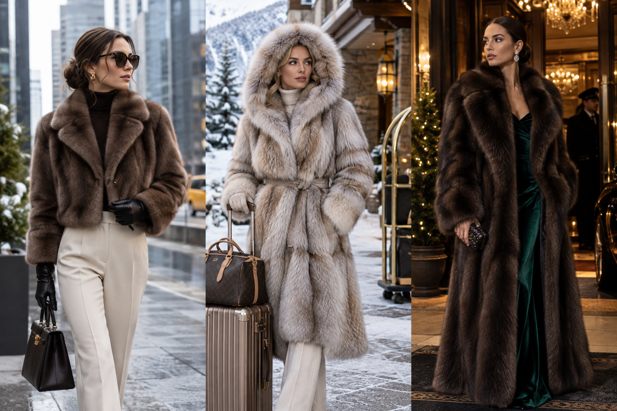 How to Choose a Fur Coat for City Life, Travel, and Evening Events