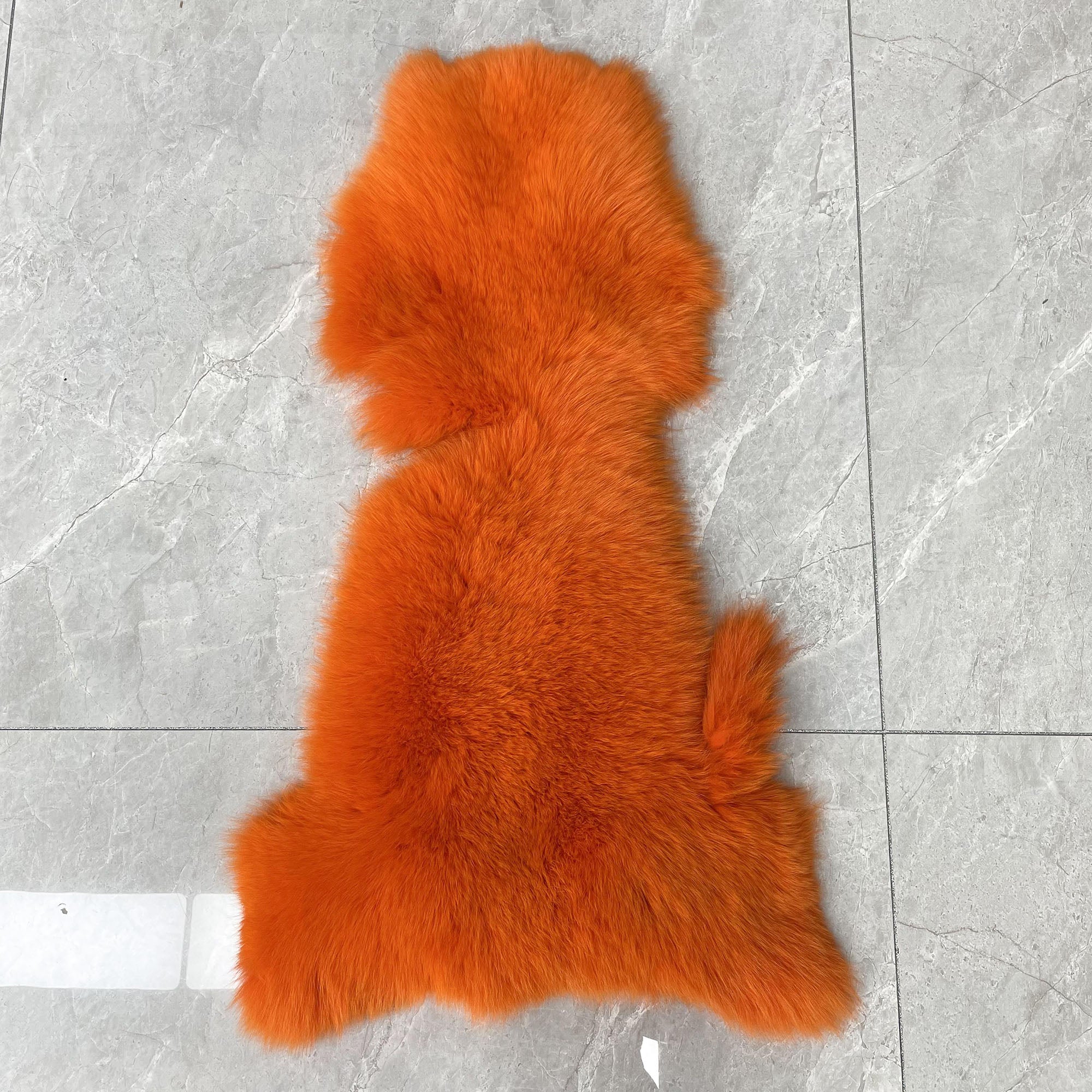 Women's Real Fox Fur Hooded Floor-Length Coat | Horizontal Stripe | Multiple Fur Types — Front Row Couture