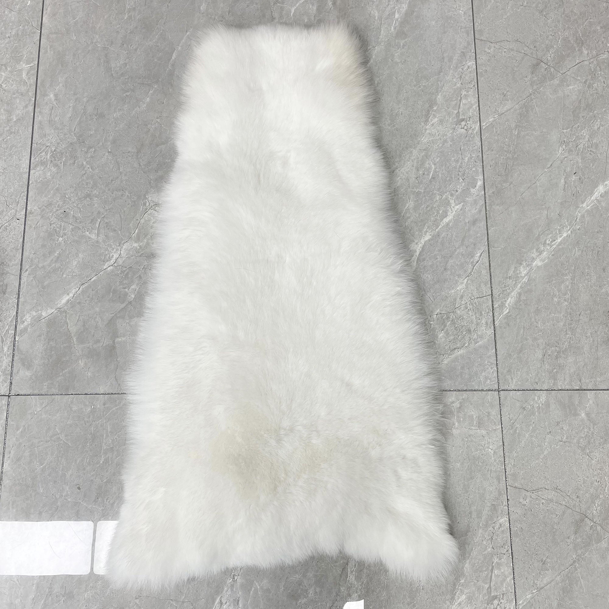 Women's Real Fox Fur Hooded Floor-Length Coat | Horizontal Stripe | Multiple Fur Types — Front Row Couture