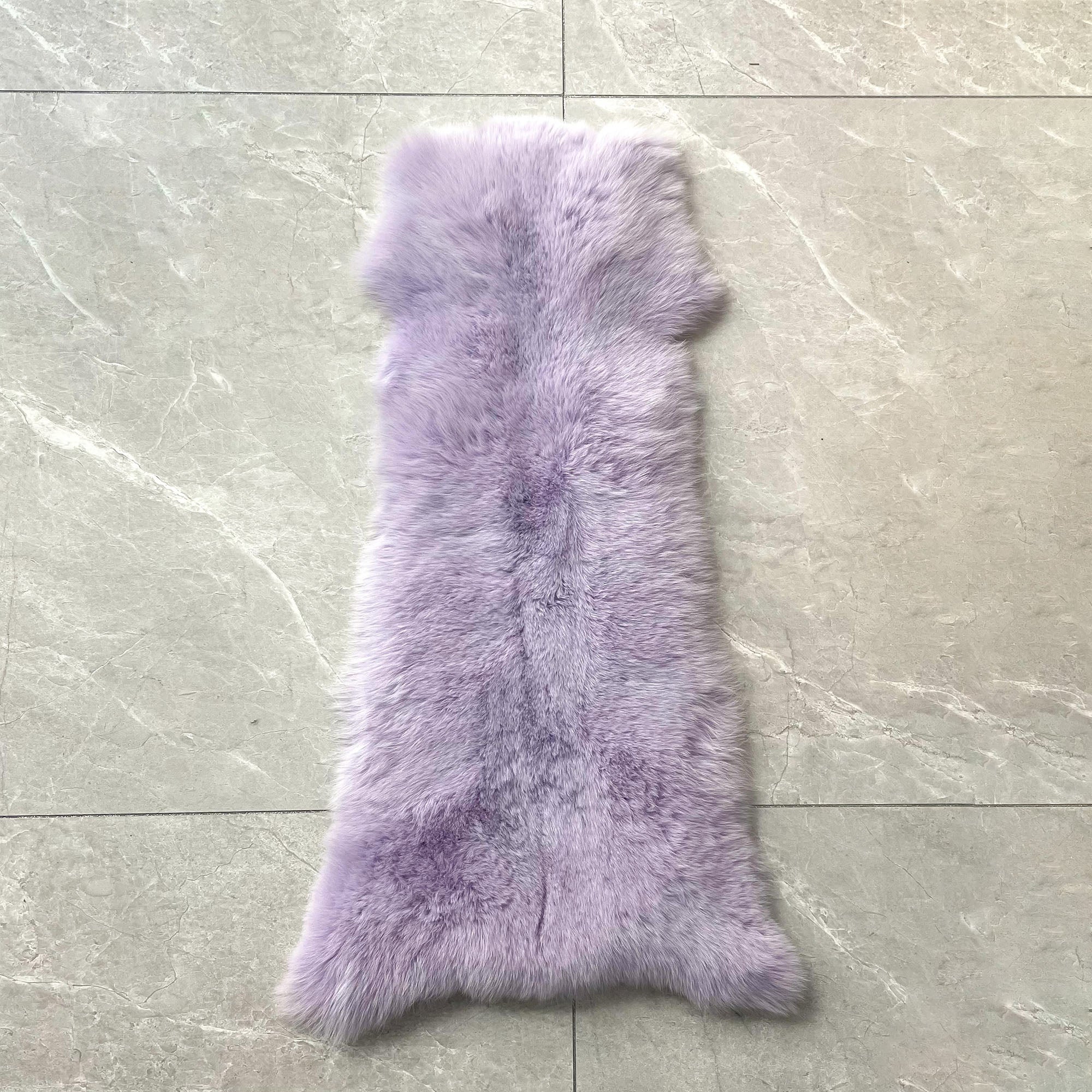 Women's Real Fox Fur Hooded Floor-Length Coat | Horizontal Stripe | Multiple Fur Types — Front Row Couture